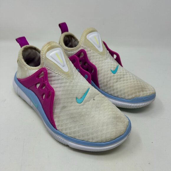 Nike Womens Acalme 'White Violet' Size 7.5 Running Shoes AQ7459-101 - Picture 4 of 10